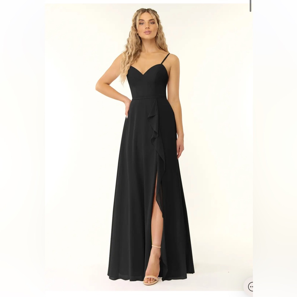 Azazie Naaem bridesmaid dress- black